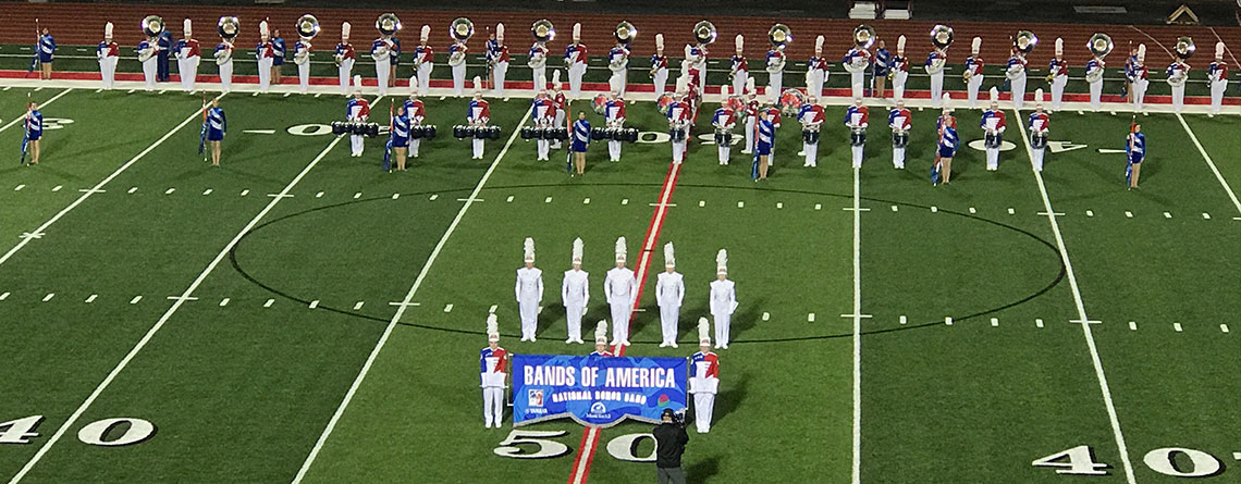 The 2017 Bands of America “Honor Band.”