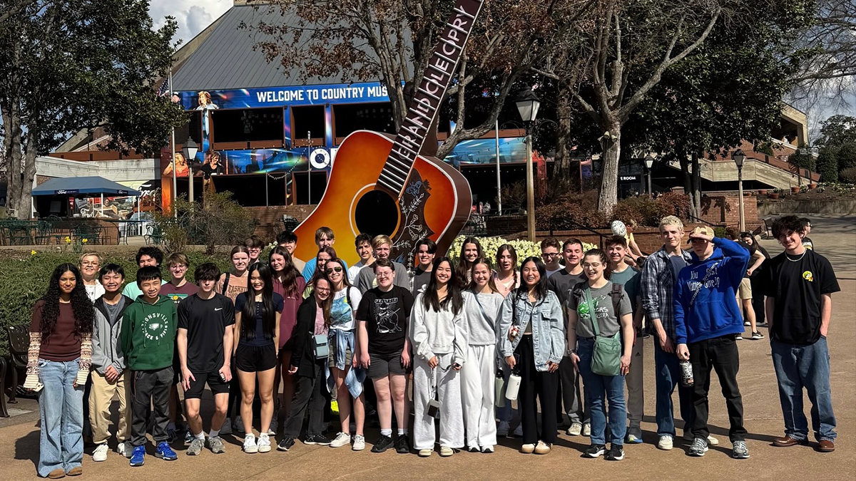 Educational art trips for students to Nashville