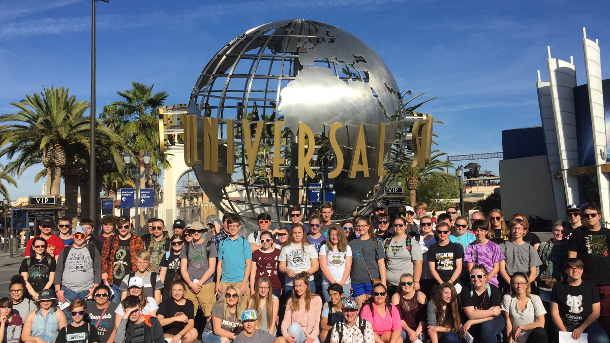 Educational theme park trips for students to Universal Studios Hollywood