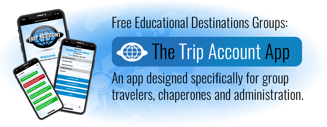 The Trip Account App – A travel app for the finest pageantry arts programs on the world.